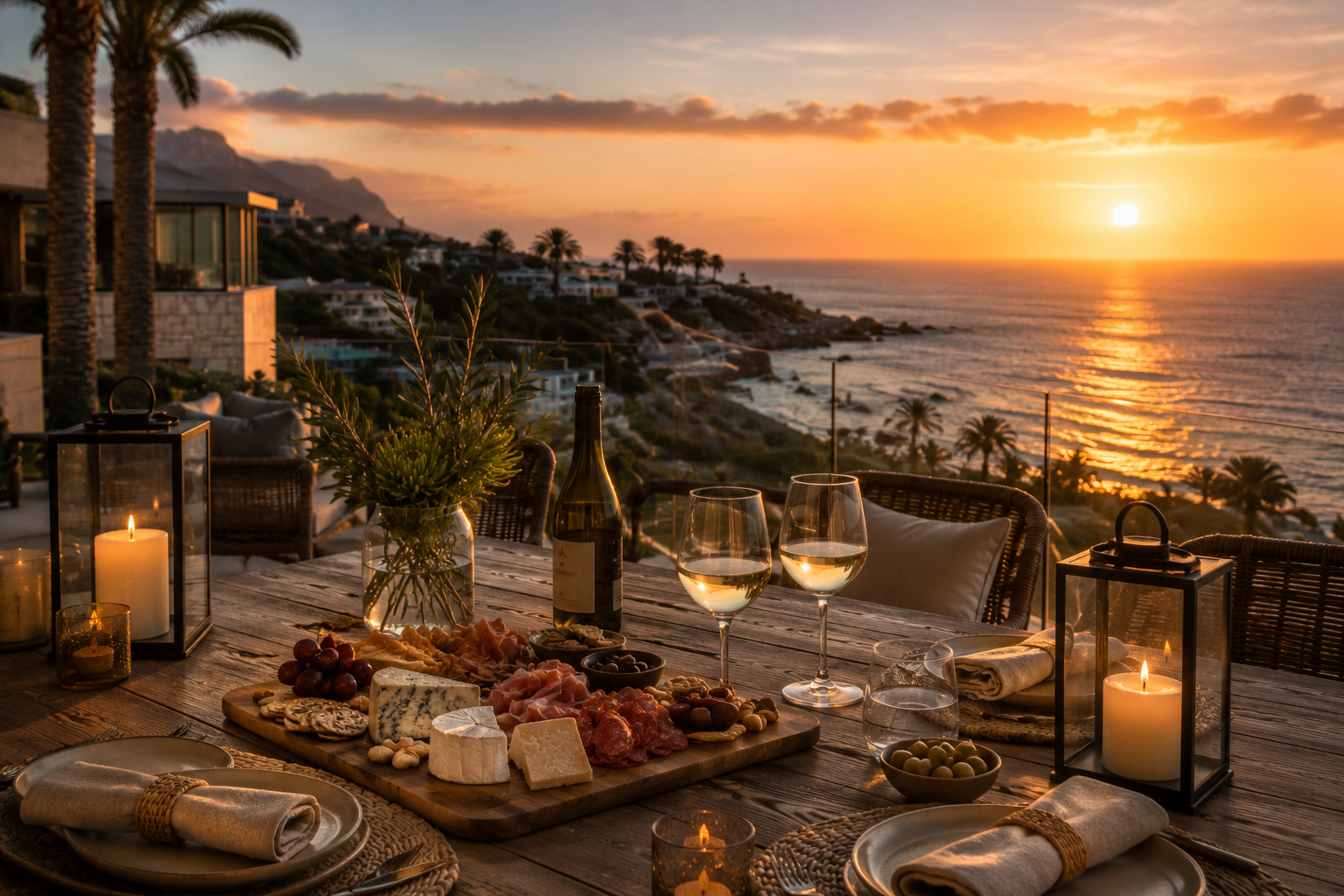 Coastal dining around Cape Town